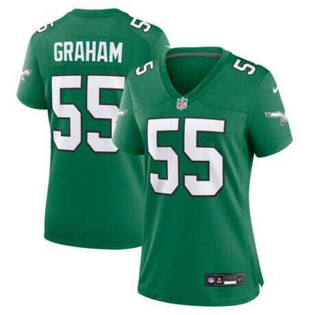 Brandon Graham Philadelphia Eagles Nike Women's Alternate Game Jersey - Kelly Green - Front View