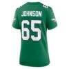 Lane Johnson Philadelphia Eagles Nike Women's Alternate Game Jersey - Kelly Green - Detail View
