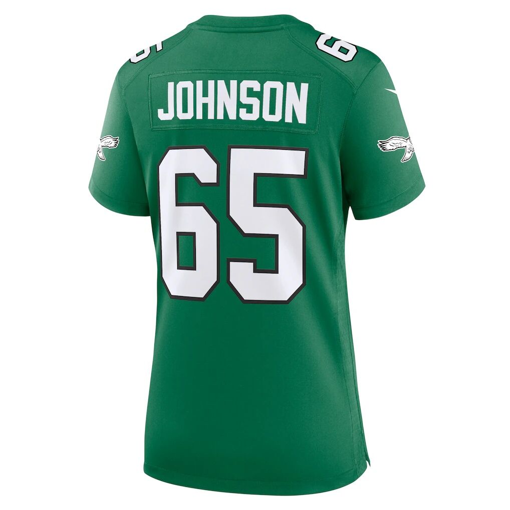 Lane Johnson Philadelphia Eagles Nike Women's Alternate Game Jersey - Kelly Green