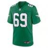Landon Dickerson Philadelphia Eagles Nike Alternate Game Jersey - - Side View
