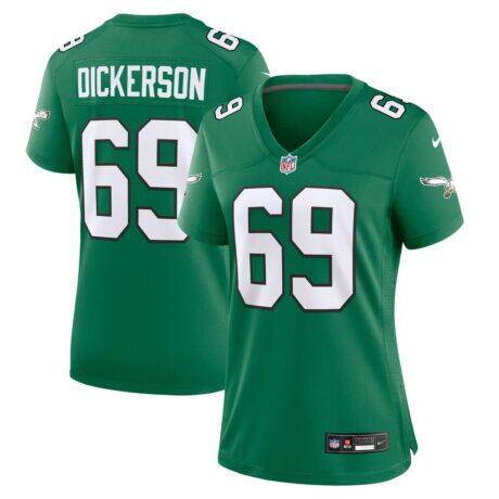 Landon Dickerson Philadelphia Eagles Nike Women's Alternate Game Jersey - - Front View