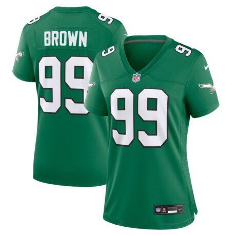 Jerome Brown Philadelphia Eagles Nike Women's Alternate Game Jersey - - Front View