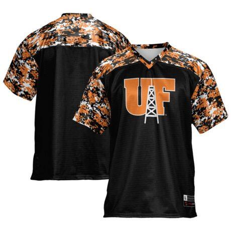 Findlay Oilers GameDay Greats Camo Football Jersey - Black - Front View