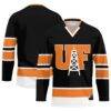 Findlay Oilers GameDay Greats Hockey Jersey - Black - Front View