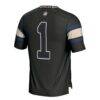 #1 Georgetown Hoyas GameDay Greats Youth Football Jersey - Black - Detail View