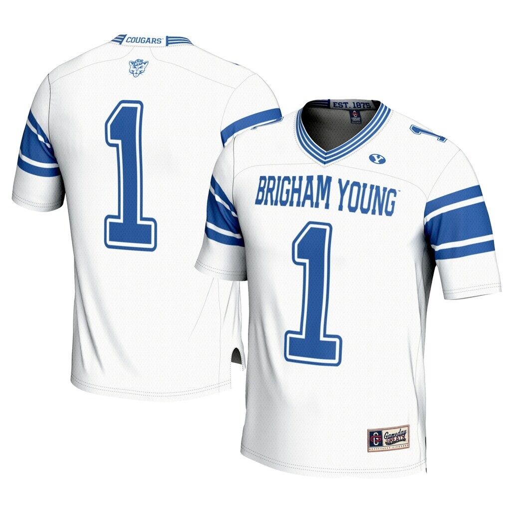 #1 BYU Cougars GameDay Greats Youth Football Jersey
