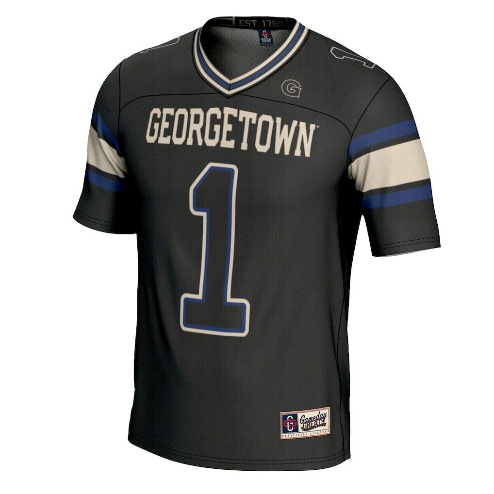 #1 Georgetown Hoyas GameDay Greats Football Jersey - Cardinal