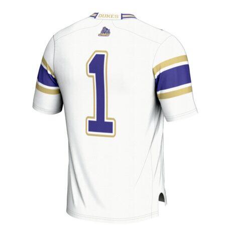 #1 James Madison Dukes GameDay Greats Football Jersey - - Detail View