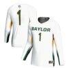 #1 Baylor Bears GameDay Greats Youth Lightweight Women's Volleyball Jersey - White - Front View