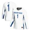 #1 BYU Cougars GameDay Greats Youth Lightweight Women's Volleyball Jersey - White - Front View