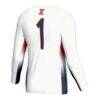 #1 Illinois Fighting Illini GameDay Greats Youth Lightweight Women's Volleyball Jersey - White - Detail View