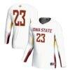 #23 Iowa State Cyclones GameDay Greats Youth Lightweight Women's Volleyball Jersey - White - Front View