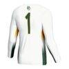 #1 Baylor Bears GameDay Greats Unisex Lightweight Volleyball Jersey - White - Detail View