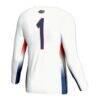 #1 Florida Gators GameDay Greats Unisex Lightweight Volleyball Jersey - White - Detail View
