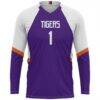 #1 Clemson Tigers GameDay Greats Unisex Lightweight Volleyball Jersey - Purple - Side View