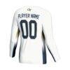 Georgia Tech Yellow Jackets GameDay Greats Unisex NIL Lightweight Volleyball Jersey - White - Detail View