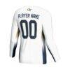 Georgia Tech Yellow Jackets GameDay Greats Youth NIL Lightweight Volleyball Jersey - White - Detail View