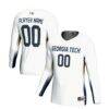 Georgia Tech Yellow Jackets GameDay Greats Youth NIL Lightweight Volleyball Jersey - White - Front View