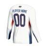 Florida Gators GameDay Greats Unisex NIL Lightweight Volleyball Jersey - White - Detail View