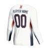 Illinois Fighting Illini GameDay Greats Unisex NIL Lightweight Volleyball Jersey - White - Detail View