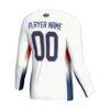 Florida Gators GameDay Greats Youth NIL Lightweight Volleyball Jersey - White - Detail View