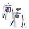 Florida Gators GameDay Greats Youth NIL Lightweight Volleyball Jersey - White - Front View