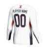 Illinois Fighting Illini GameDay Greats Youth NIL Lightweight Volleyball Jersey - White - Detail View