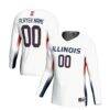 Illinois Fighting Illini GameDay Greats Youth NIL Lightweight Volleyball Jersey - White - Front View