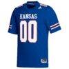 Kansas Jayhawks adidas Pick-A-Player NIL Replica Football Jersey - - Side View