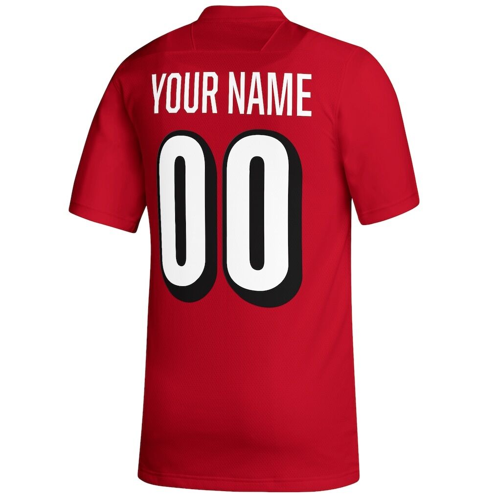 Louisville Cardinals adidas Custom Replica Football Jersey