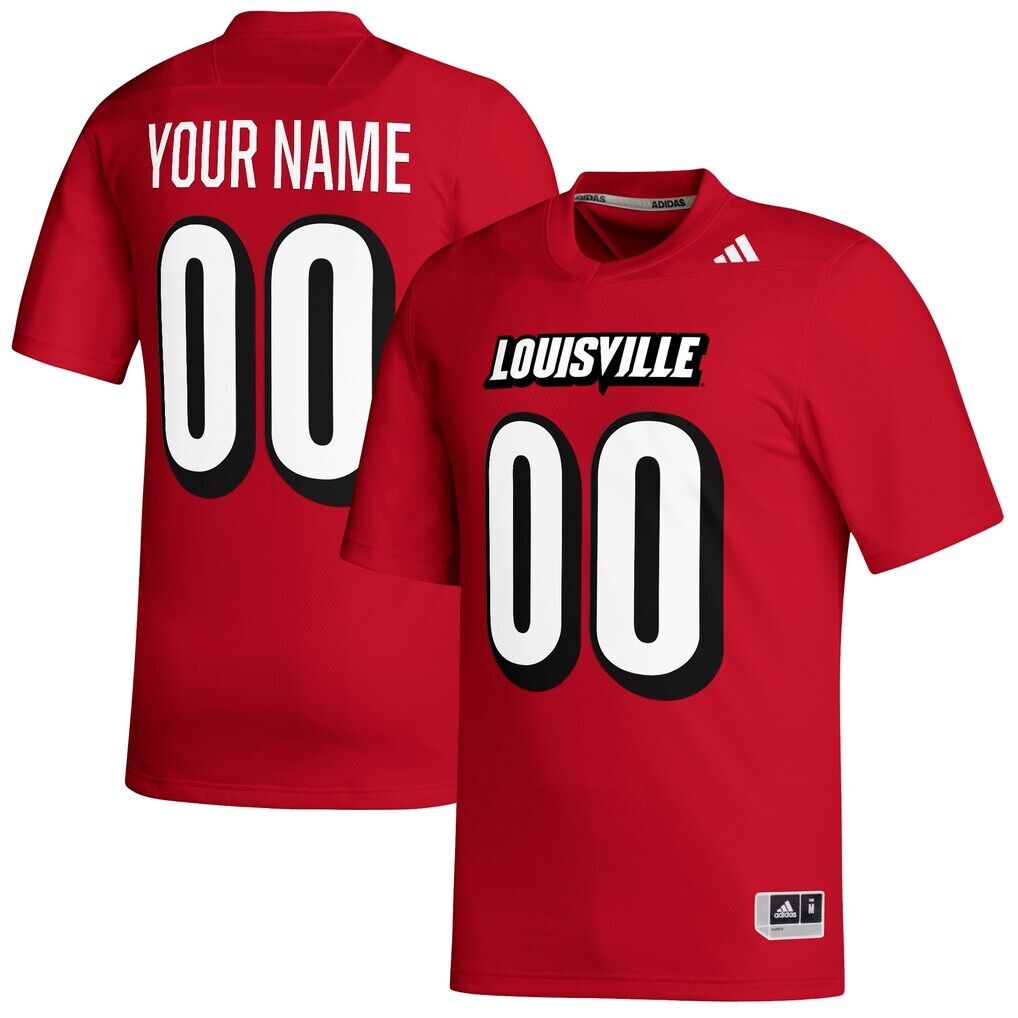 Louisville Cardinals adidas Custom Replica Football Jersey