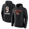 Joe Burrow Cincinnati Bengals Team Wordmark Pullover Hoodie - Black - Front View