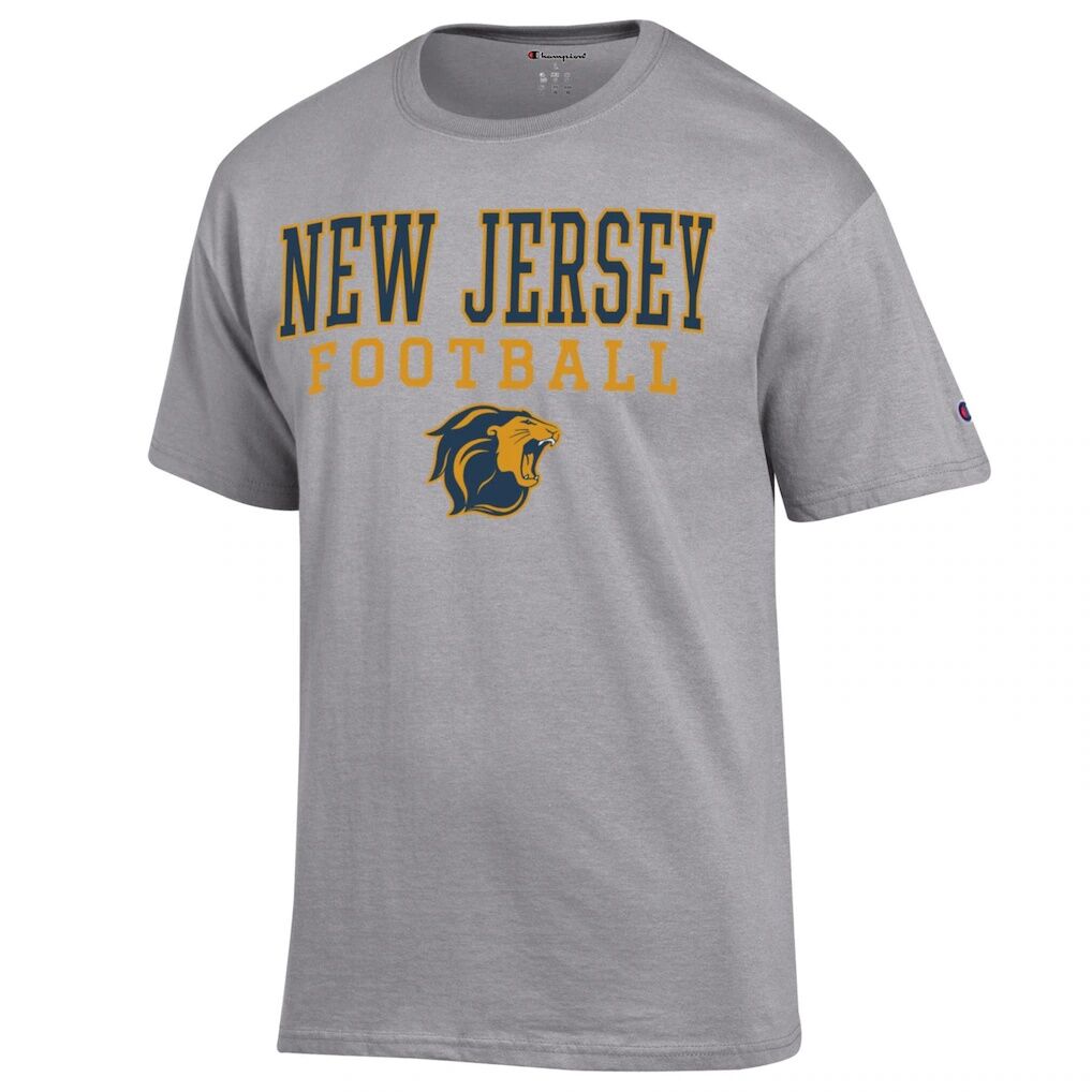 College of New Jersey Lions Champion Football Jersey T-Shirt