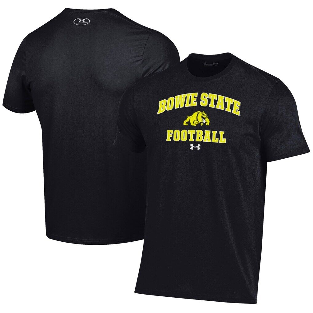 Bowie State Bulldogs Under Armour Football Performance T-Shirt