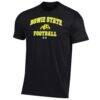 Bowie State Bulldogs Under Armour Football Performance T-Shirt - Black - Side View