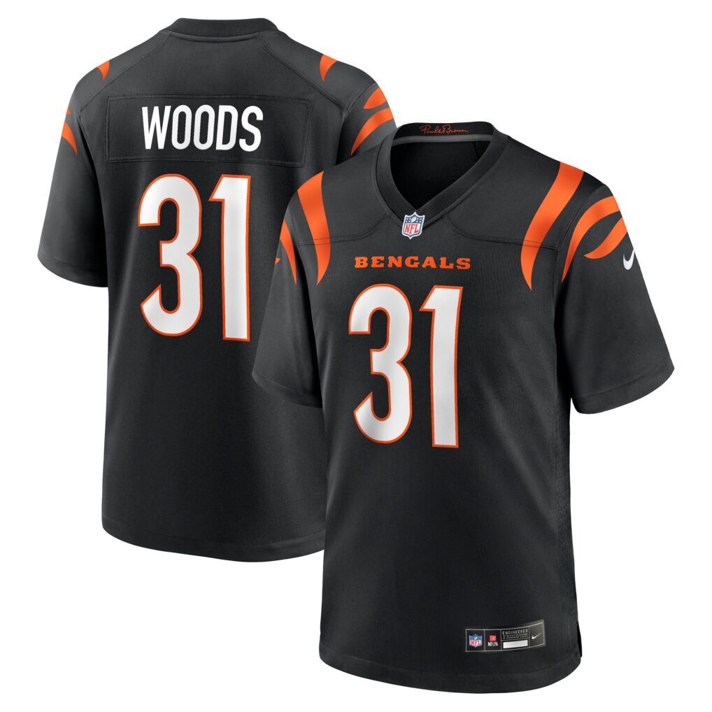 Ickey Woods Cincinnati Bengals Nike Retired Player Game Jersey