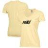 Alabama State Hornets Women's Logo Comfort Wash V-Neck T-Shirt - Gold - Front View
