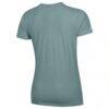 Culinary Institute of America Steels Women's Logo Comfort Wash V-Neck T-Shirt - Green - Detail View