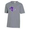 Abilene Christian University Wildcats Youth Logo Comfort Wash T-Shirt - Gray - Side View