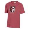Alabama A&M Bulldogs Youth Logo Comfort Wash T-Shirt - Maroon - Side View
