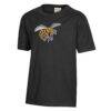 Alabama State Hornets Youth Logo Comfort Wash T-Shirt - Black - Side View