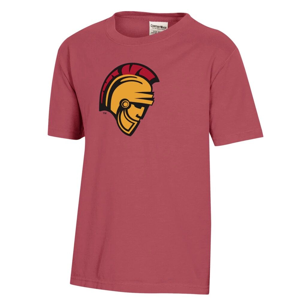 Cal State Stanislaus Warriors Youth Logo Comfort Wash T-Shirt