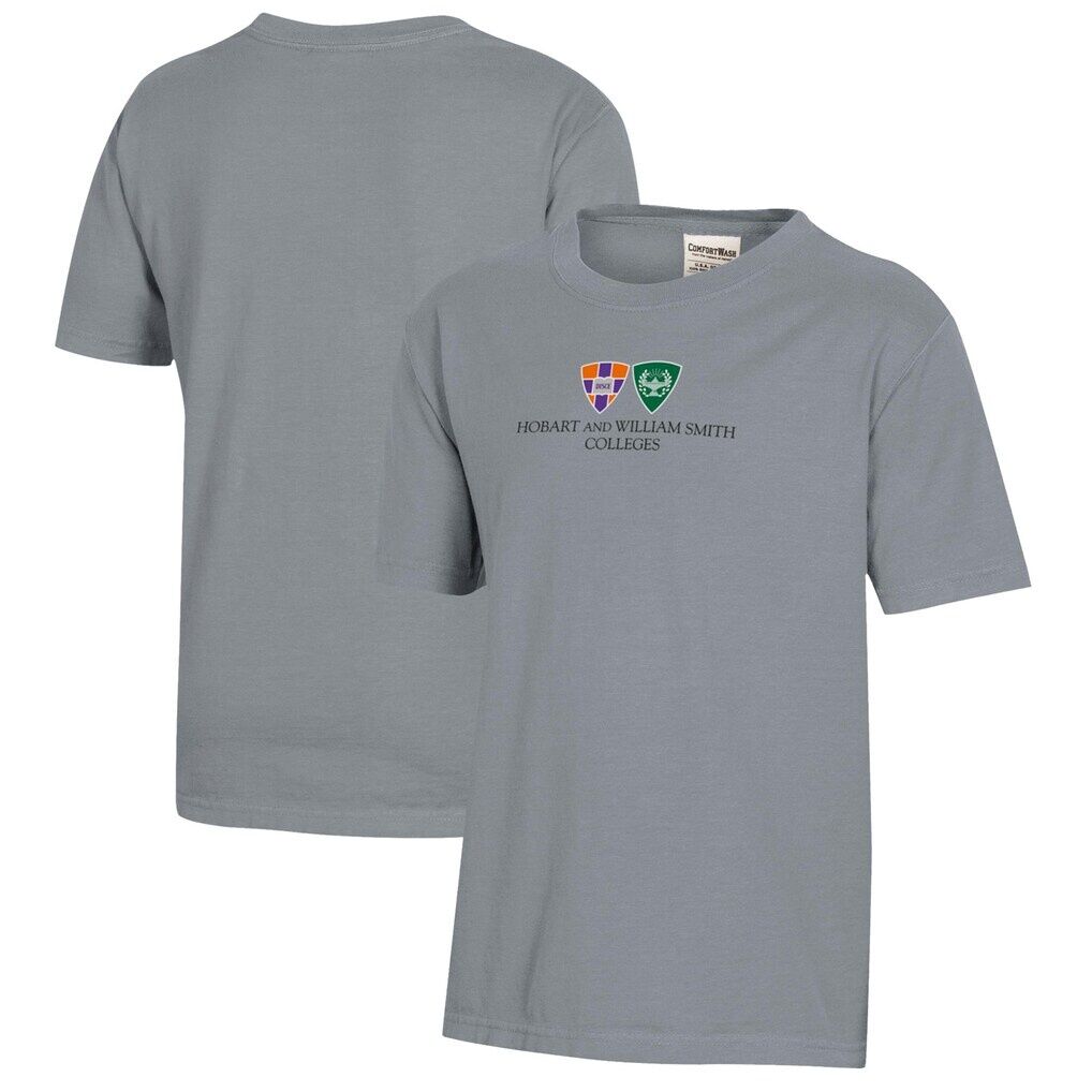 Hobart & William Smith Colleges Youth Logo Comfort Wash T-Shirt