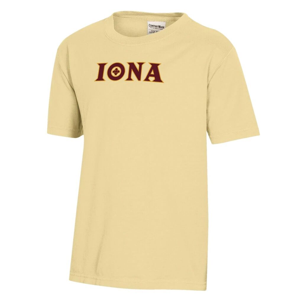 Iona University Gaels Youth Logo Comfort Wash T-Shirt