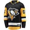Erik Karlsson Pittsburgh Penguins Fashion7 Home Breakaway Jersey - Black - Side View