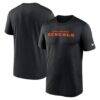 Cincinnati Bengals Nike Primetime Legend Wordmark Dri-FIT T-Shirt - Black - Front View
