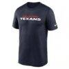 Houston Texans Nike Primetime Legend Wordmark Dri-FIT T-Shirt - Navy - Side View