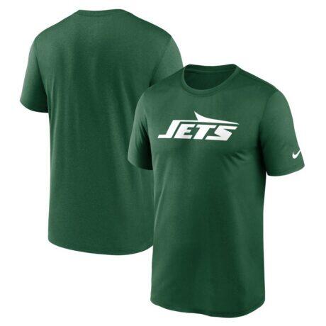 New York Jets Nike Primetime Legend Wordmark Dri-FIT T-Shirt - Green - Front View