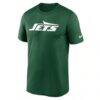 New York Jets Nike Primetime Legend Wordmark Dri-FIT T-Shirt - Green - Side View