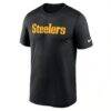 Pittsburgh Steelers Nike Primetime Legend Wordmark Dri-FIT T-Shirt - Black - Side View